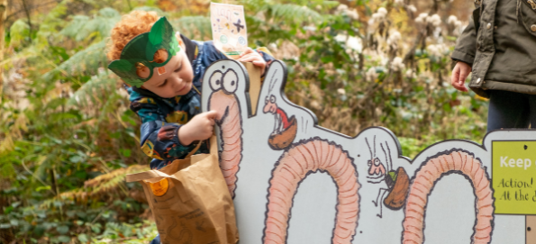 Superworm Trail - Moors Valley Country Park and Forest Logo Image